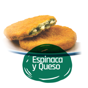 Medallones con Espinaca y queso x 1Kg