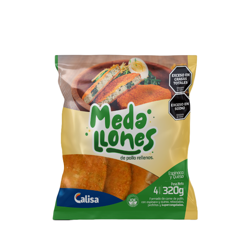 Medallones de Esp. y Queso x 320Grs